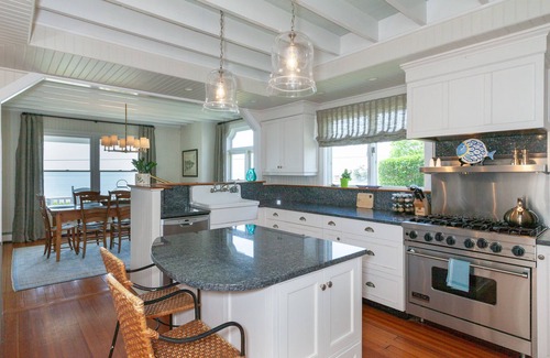 Madison House | Classic Updated Beachfront Beauty with Stunning Waterviews and Private Beach