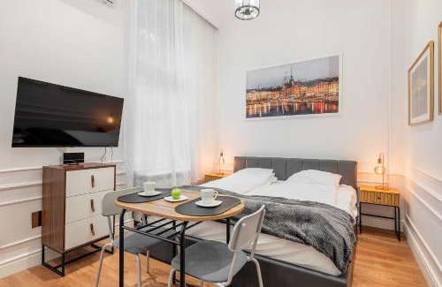 Nepszinhaz negyed Apartment | Classical mini studio with a modern touch!