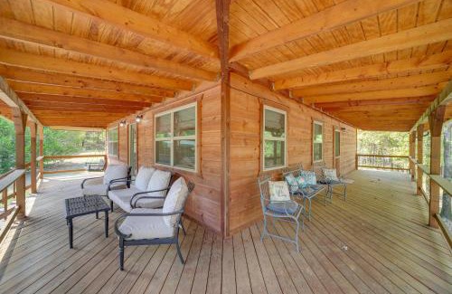 Clayton House | Clayton Cabin with Wraparound Deck Steps to Lake!