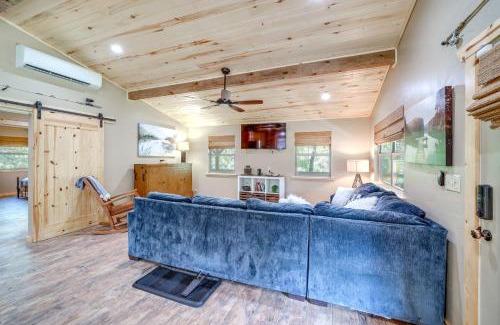 Clayton House | Clayton Cabin with Wraparound Deck Steps to Lake!