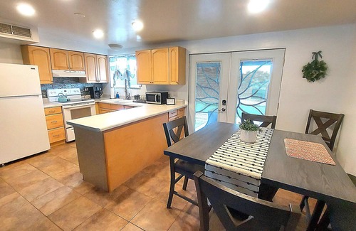 Tucson House | Clean & quiet retreat with private backyard near shopping & trails.