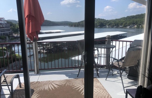 Camdenton Condo | Clearwater Condo Top floor Loft Water front Slip included golfBall parknational