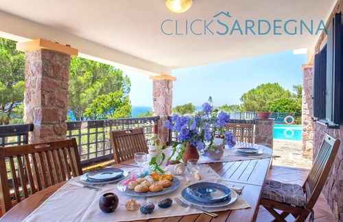 Alghero Villa | ClickSardegna Alghero Villa Barranch with stunning sea view and pool with A/C