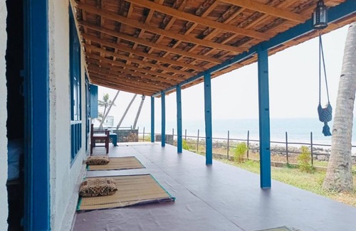 Paravur Ski Chalet | Cliff beach chalet with private beach access near Varkala.n
