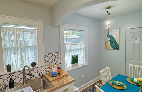 Historic Uptown House | Close to all with a King-bed! Bikes included