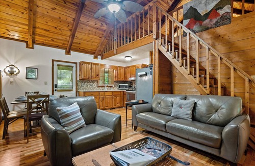 Sautee Nacoochee Cabin | Close to Helen, Front & Back Porch, BBQ, Fire Pit