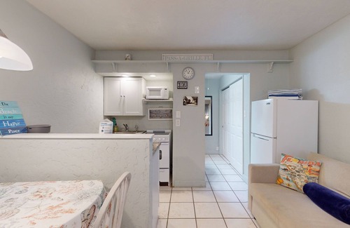 Pass-a-Grille Historic District Apartment | Coastal dog-friendly condo with observation deck, best Gulf sunset views