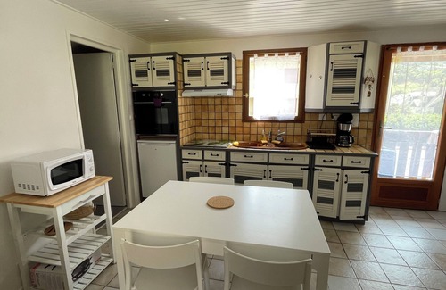 Laruns Apartment | Cocoon apartment 500m from town center, mountain view. Children's games, ski room
