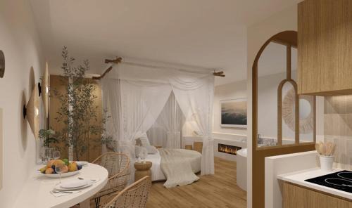 Pontarlier Apartment | Cocoon - Romantic suite with spa - Downtown