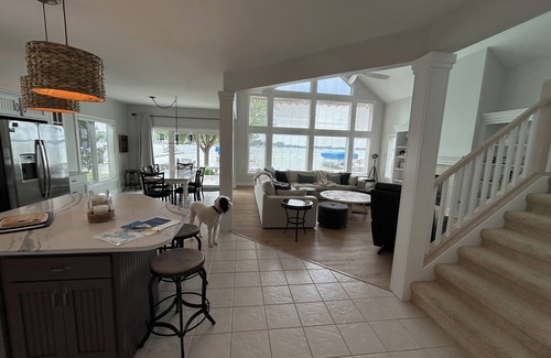 Coldwater House | Coldwater Lakefront Retreat with Gorgeous Water Views and Perfect Sandy Beach!
