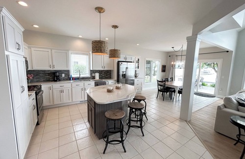 Coldwater House | Coldwater Lakefront Retreat with Gorgeous Water Views and Perfect Sandy Beach!
