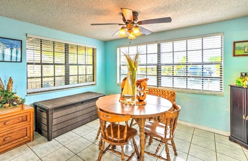 Sea Ranch House | Colorful Hudson Home on Canal with Boat Dock!