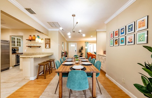 Survey Creek House | Colorful Oasis ~ Pool ~ Game Room ~ Ping Pong ~ Basketball Court ~ Grill & More