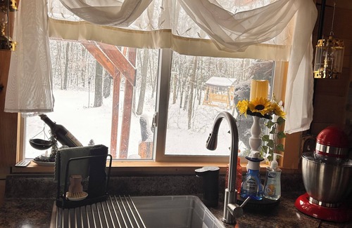 Webster Cabin | Come and enjoy cabin in wodzzz with hot tub year round.