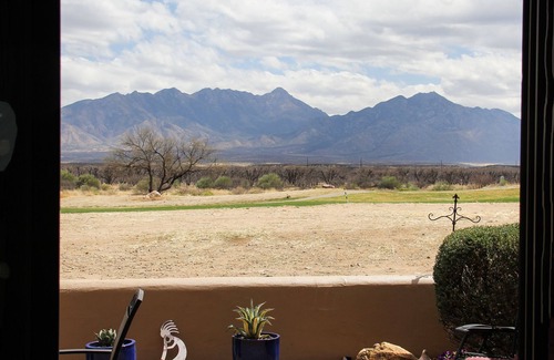 Green Valley House | Come, enjoy friendly Green Valley and a great view of the Santa Rita Mtns.