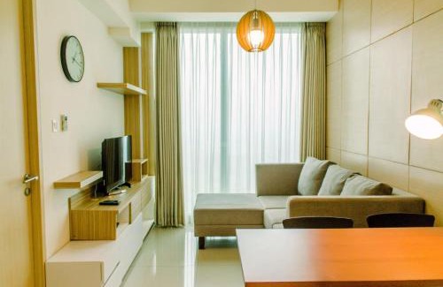 Serpong Apartment | Comfort and Minimalist 1BR at Tree Park City BSD Apartment By Travelio