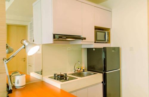 Serpong Apartment | Comfort and Minimalist 1BR at Tree Park City BSD Apartment By Travelio