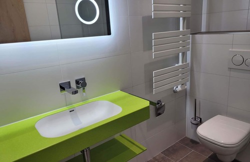 Neustadt in Sachsen House | Comfort room, shower, WC - Parkhotel Neustadt