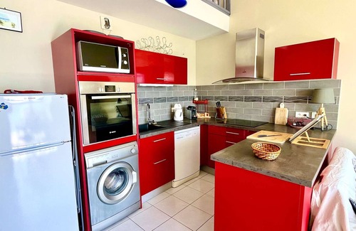 Etel Apartment | Comfortable duplex with air conditioning near Étel port and beaches