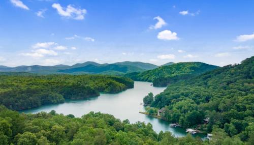 Necowa Cove House | Comfortably Numb - Lake Blue Ridge View - Hot Tub, Game Room, Outdoor Fire Pit, Panoramic Lake Blue Ridge Views - Blue Ridge, GA