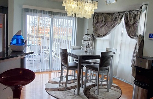 Westerville House | Comfy 4 BR Home in Westerville w Movie rm, Fenced yard, Large Deck w BBQ Grill