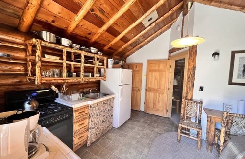 Cooke City-Silver Gate Cabin | Comfy cabin is situated on the Silver Gate property which overlooks 10,000ft tall mountain peaks surrounding the town.