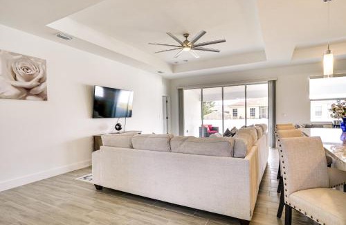 Westminister House | Comfy Lehigh Acres Getaway with Yard and Fireplace