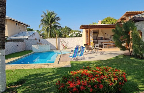 Barra do Jacuipe House | Complete Cozy House - 3 suites, pool, kiosk, backyard, 150m beach