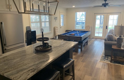 Broaddus House | Completely Updated Waterfront Escape with a Hot Tub Ready For Family and Friends
