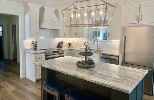 Broaddus House | Completely Updated Waterfront Escape with a Hot Tub Ready For Family and Friends