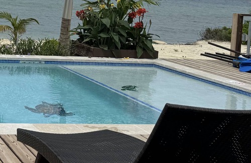 West Bay House | Conch Point 223 by the Sea : Grand Cayman Villa, steps to Private Beach and Pool