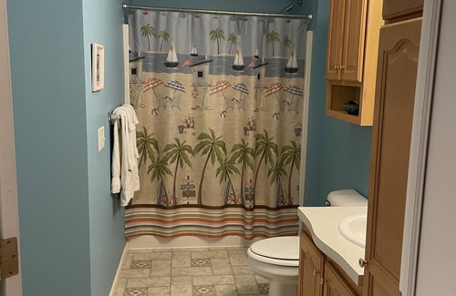 Port Austin Condo | Condo #5 Upper level condo with lovely Lake Huron sunset views .