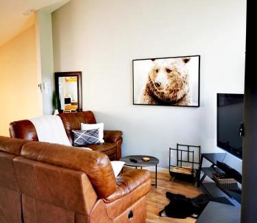 Stoneham Apartment | Condo sur 2 niveaux avec magnifique vue sur la montagne