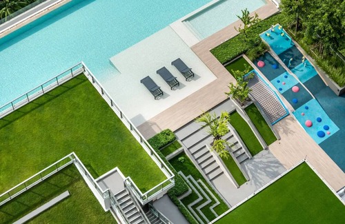 Bang Kaeo Condo | Condo with gym, pool, coworking areas, convenience store and shuttle van to BTS