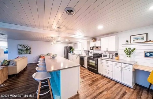 Detroit Lakes Condo | Condo with Lakefront View. 2 Bedroom, Large entertaining space with Dock /Slip!