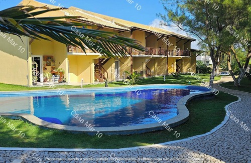 Arembepe Apartment | Condomínio Frente mar pé na Área, Piscinas Naturais! Casa Térreo Aconchegante