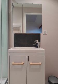 Ecartelee-Bonabry-Orieres-Paron Apartment | confort et tranquillité à Fougères - studio tout équipé