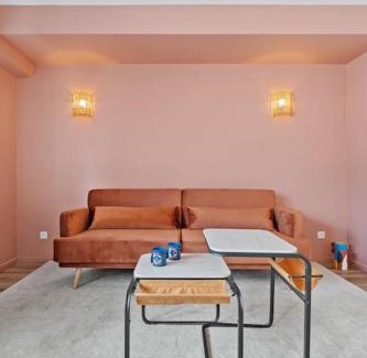 Limpertsberg Apartment | Contemporain 1BR Rétro Chic Quartier Bonnevoie