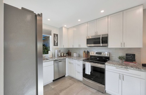 Sunrise Villas Condo | Contemporary and quiet patio home in an unbeatable Scottsdale location.