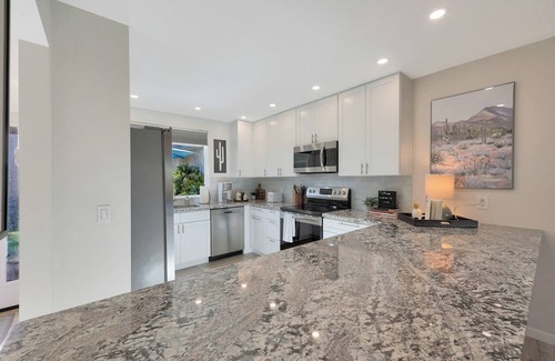 Sunrise Villas Condo | Contemporary and quiet patio home in an unbeatable Scottsdale location.