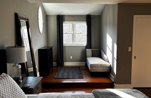 Katonah House | Contemporary Pet-Friendly Retreat w/ Game Room, Fireplace & HBOMax