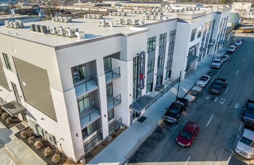 Jonesboro Apartment | Convenient downtown loft perfect for work trips