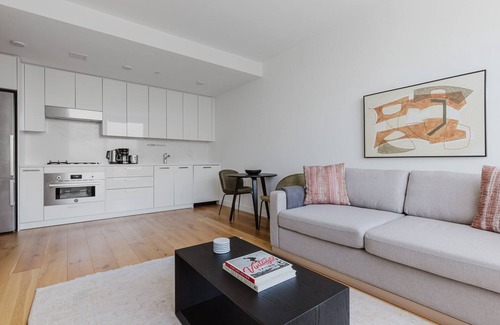 Lower East Side Apartment | Convenient LES 1BR w/Gym, Elev & W/D, close to Market, by Blueground