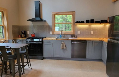 Copper Harbor House | Copper Harbor Chalet. A 2 bed/2 bath cozy wooded retreat near Lake Superior