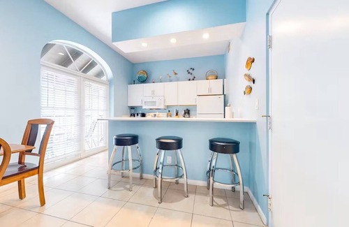 Historic Seaport Apartment | Coral Reef Suite | 1 bed, 1 bath monthly rental near Key West's historic waterfront