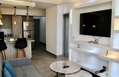 Caribbean Islands Apartment | CoralCliffsTower-JuanDolio+Cozy1Br-/2Bds/-4Pax-/10THFloor-/WiFi-Open Kitchen