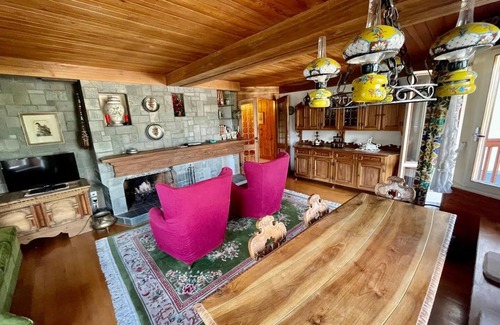 Cortina d'Ampezzo Ski Chalet | Cortina chalet with spectacular panoramic terrace and views + private garage