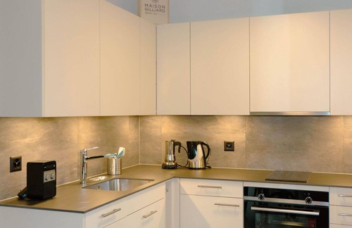 Faulensee Apartment | Cosy apartment for 2 guests with WIFI, balcony and parking