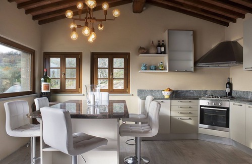 Pontassieve House | Cosy apartment in villa for 4 guests with WIFI, pool, A/C, TV, patio, panoramic view and parking