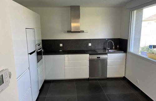 Grezieu-la-Varenne Apartment | Cosy apartment with terrace, garden and parking, 15 km from Lyon